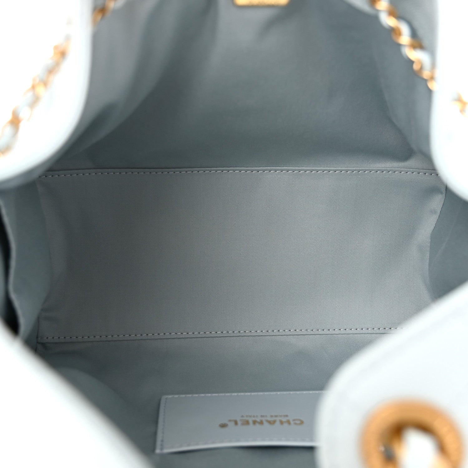 Chanel Caviar Quilted Small Chanel 25 Handbag Light Blue 5 of 10