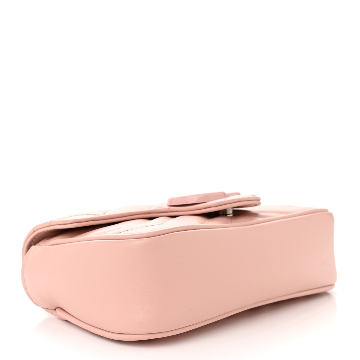 Calfskin Matelasse Monochrome GG Marmont Chain Belt Bag Perfect Pink