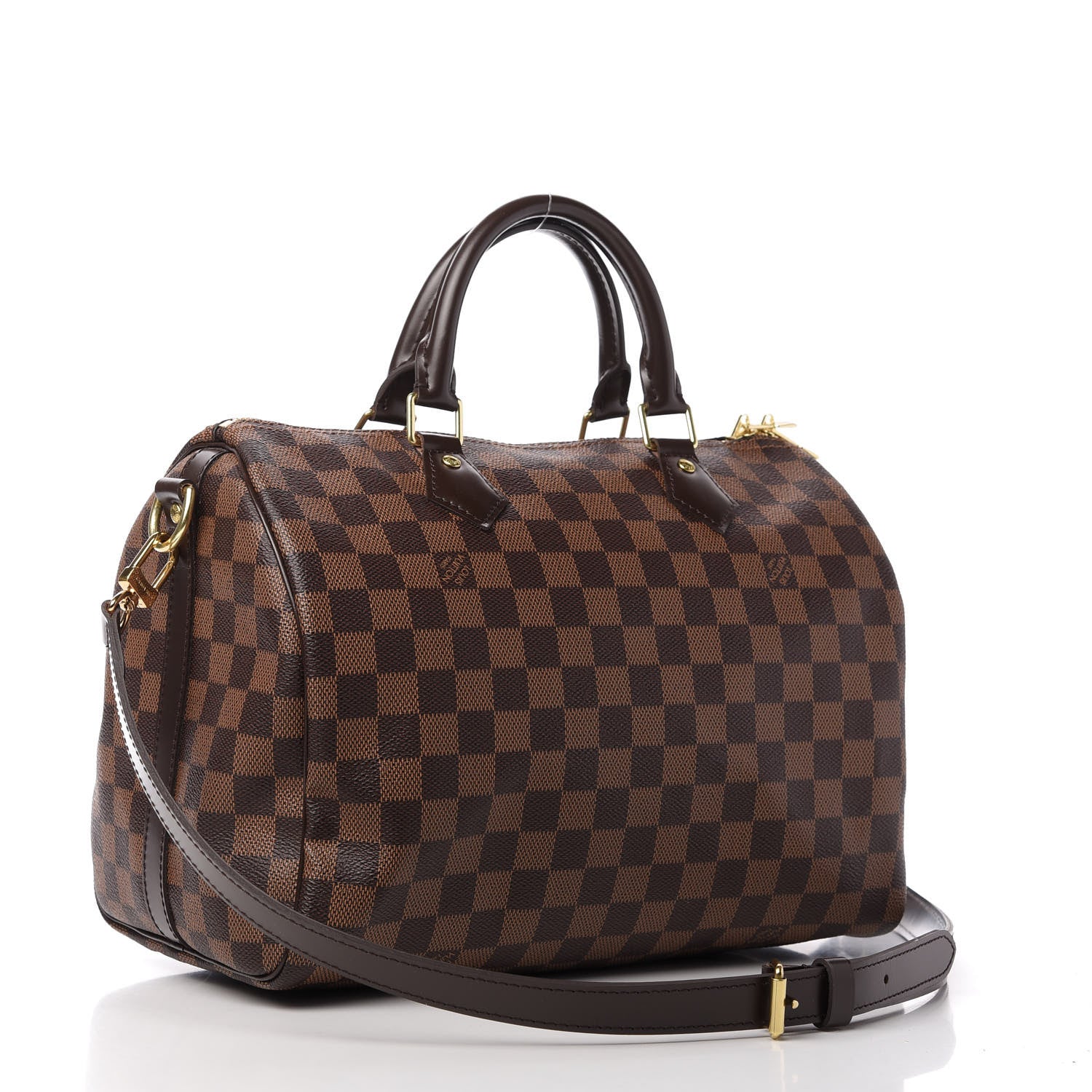 Louis Vuitton Damier Ebene Speedy Bandouliere 30 3 of 10