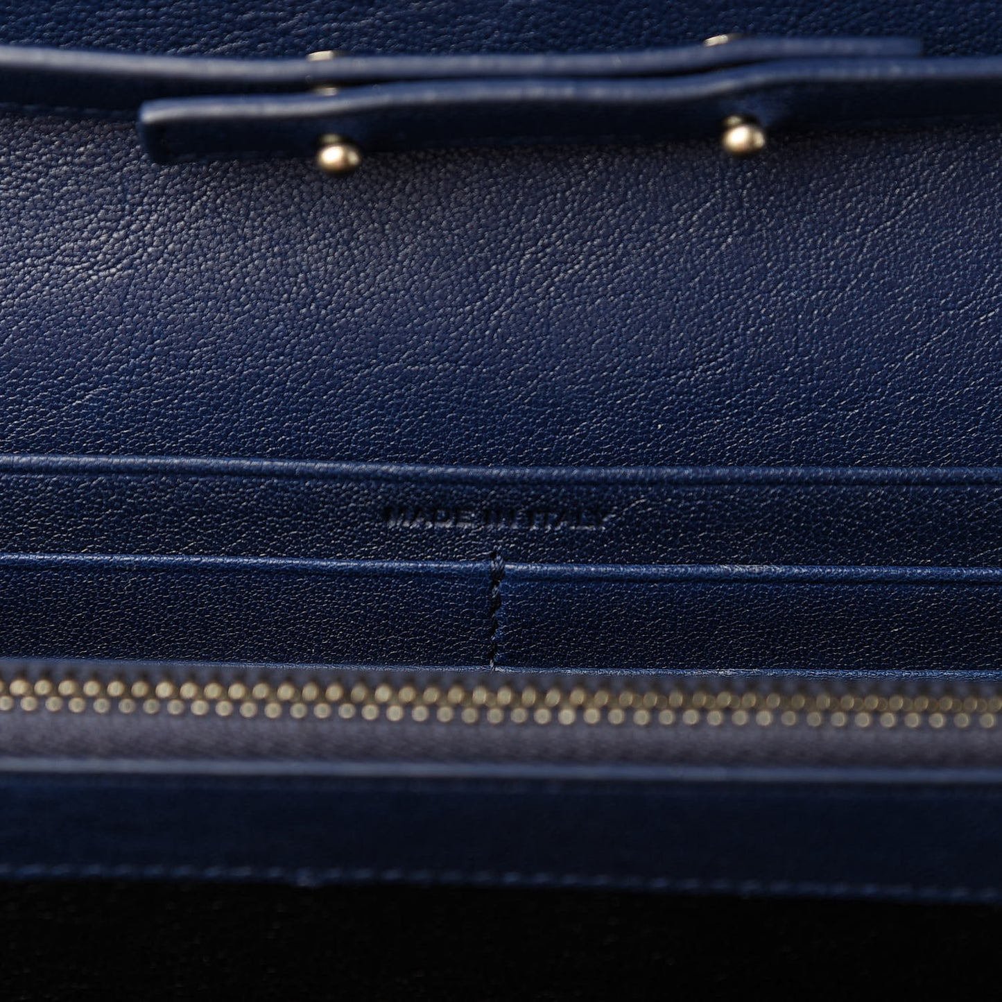 Sheepskin Tri-Quilt Monogram Envelope Chain Wallet Marinette