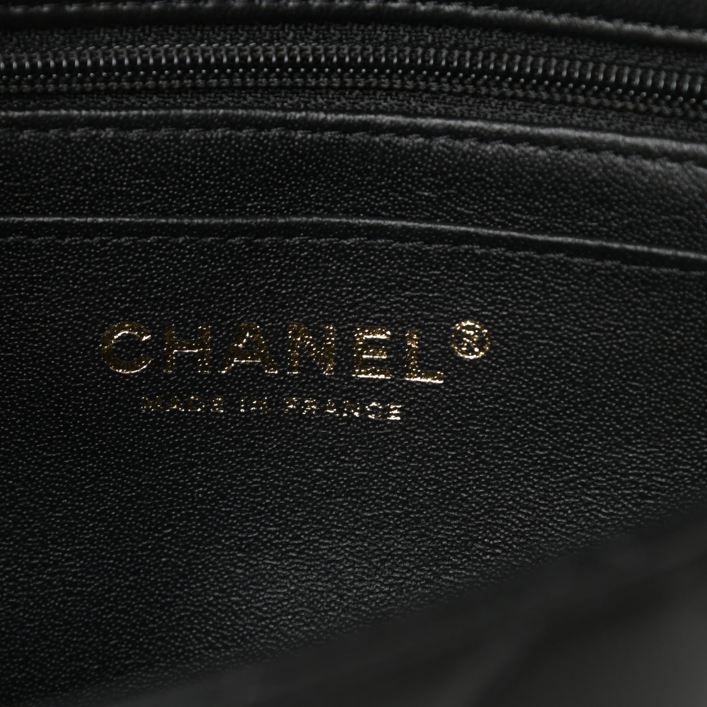 Lambskin Quilted Mini Top Handle Rectangular Flap Black