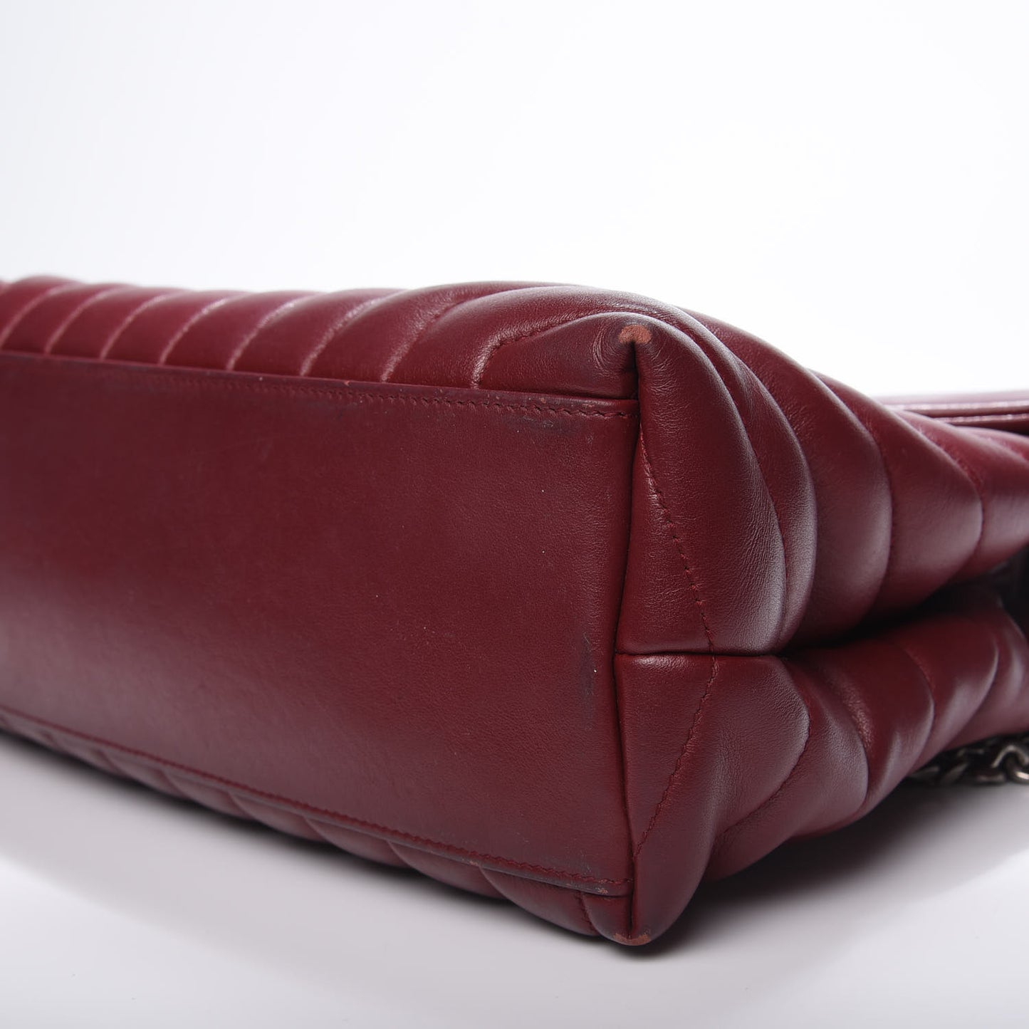 Calfskin Y Quilted Monogram Medium Loulou Chain Satchel Palissandre