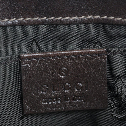 Gucci Crystal Monogram Babouska Clutch Dark Brown 6 of 7