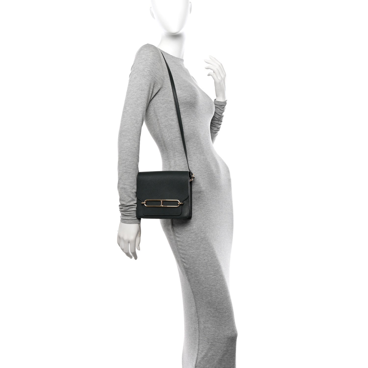 Hermes Evercolor Mini Sac Roulis Vert Titien 2 of 12
