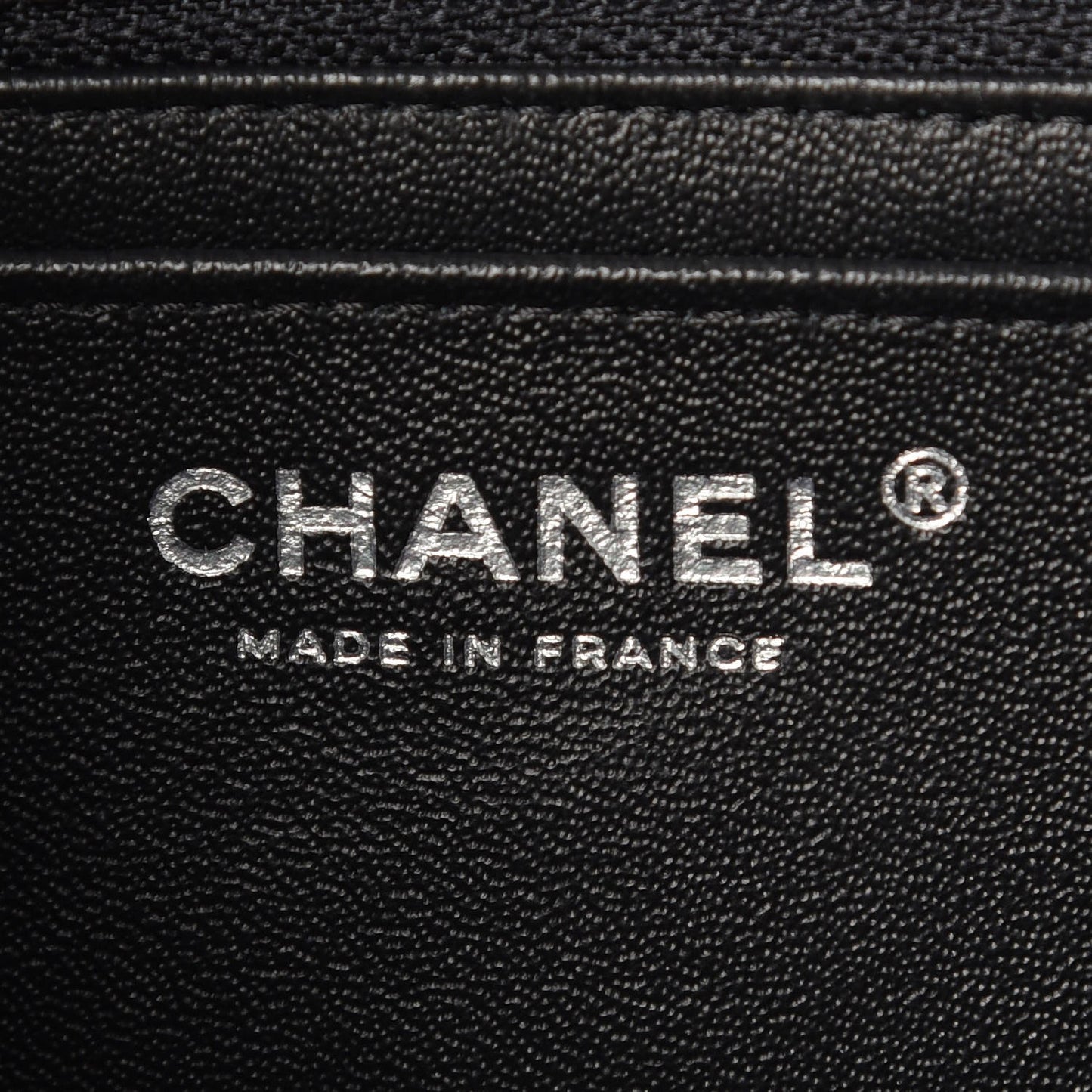 Lambskin Quilted Mini Rectangular Flap Black