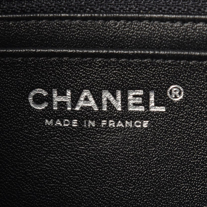 Chanel Lambskin Quilted Mini Rectangular Flap Black 6 of 8