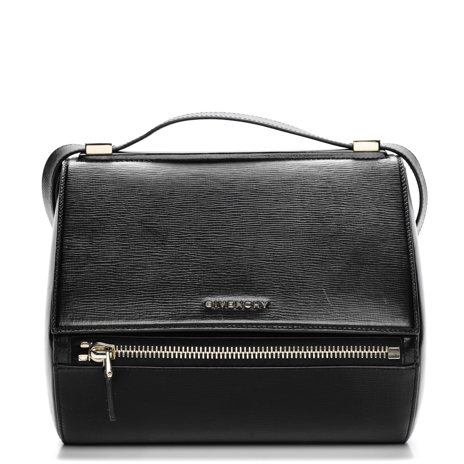 Givenchy Textured Calfskin Medium Pandora Box Crossbody Bag Black 1 of 7