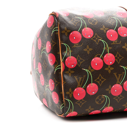 Louis Vuitton Monogram Cerises Keepall 45 8 of 12