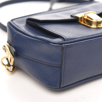 Prada Saffiano Camera Crossbody Bleuette 7 of 8