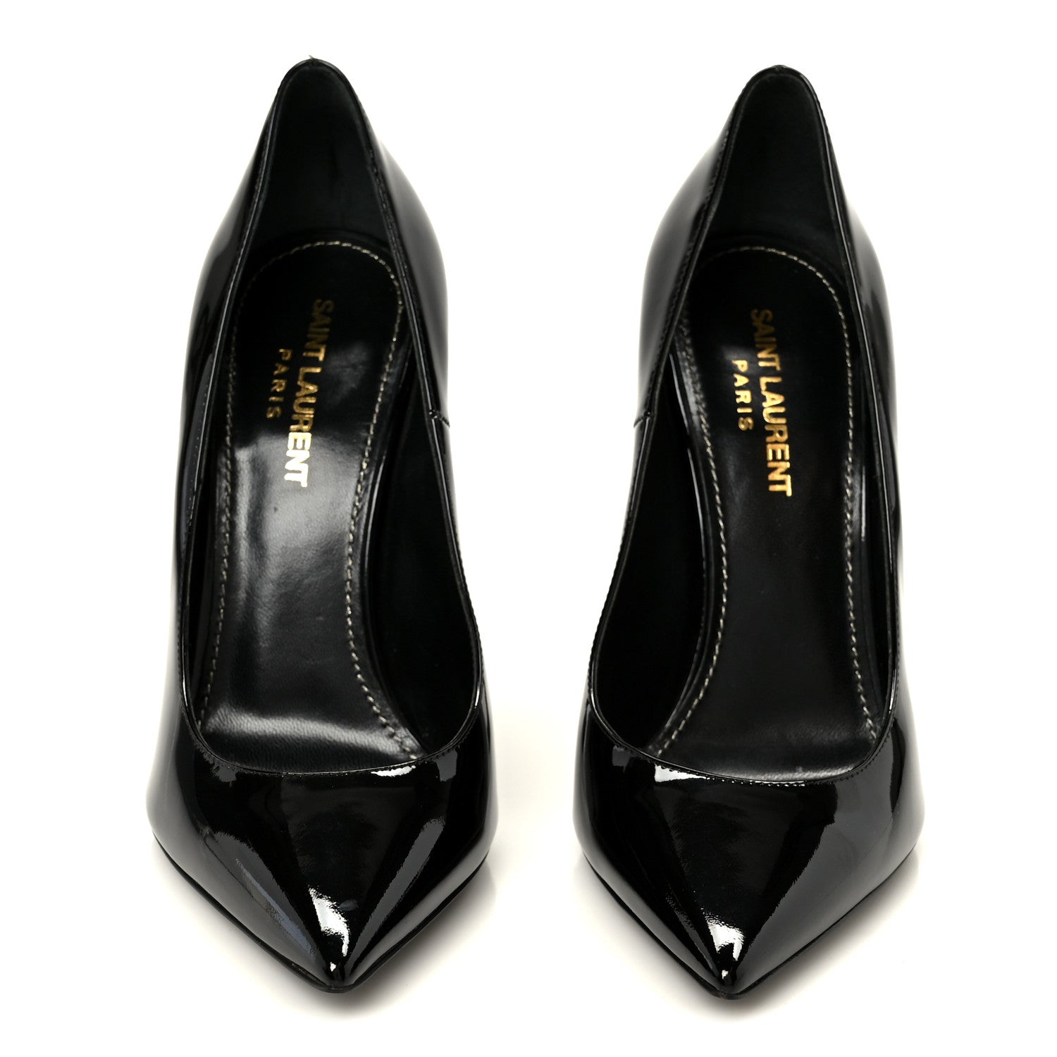 Saint Laurent Patent Opyum 110 Pumps 37 Black 3 of 9