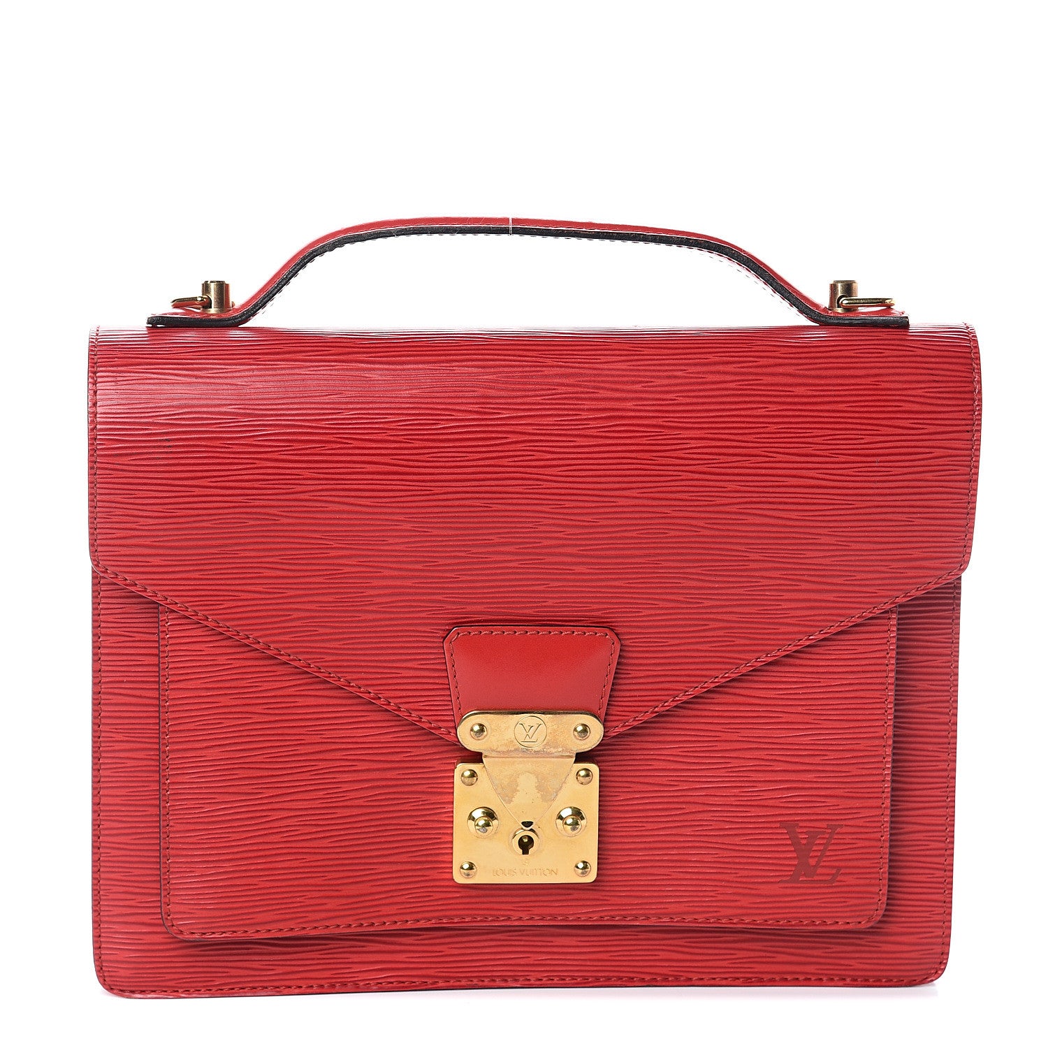 Louis Vuitton Epi Monceau Castillan Red 1 of 7