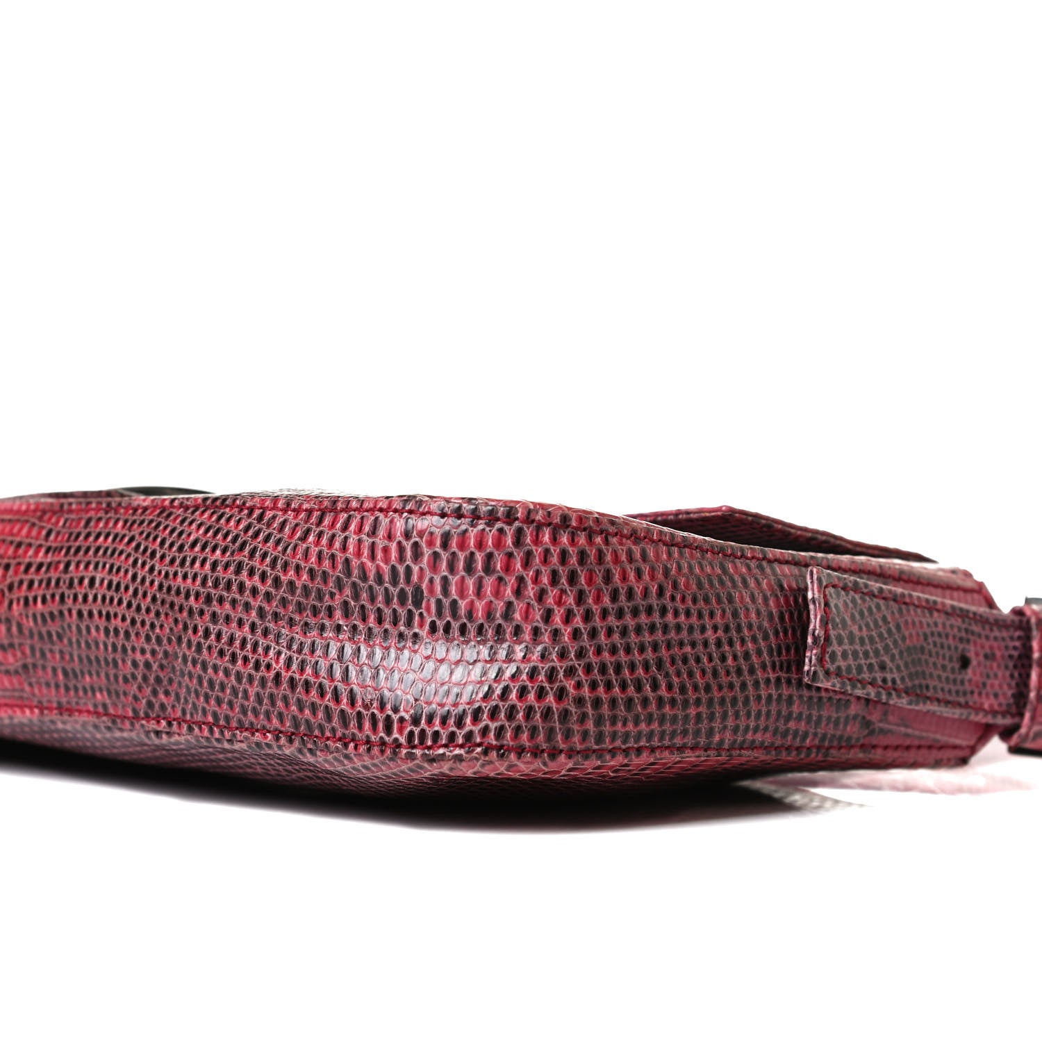 Fendi Lizard Baguette Red 10 of 14