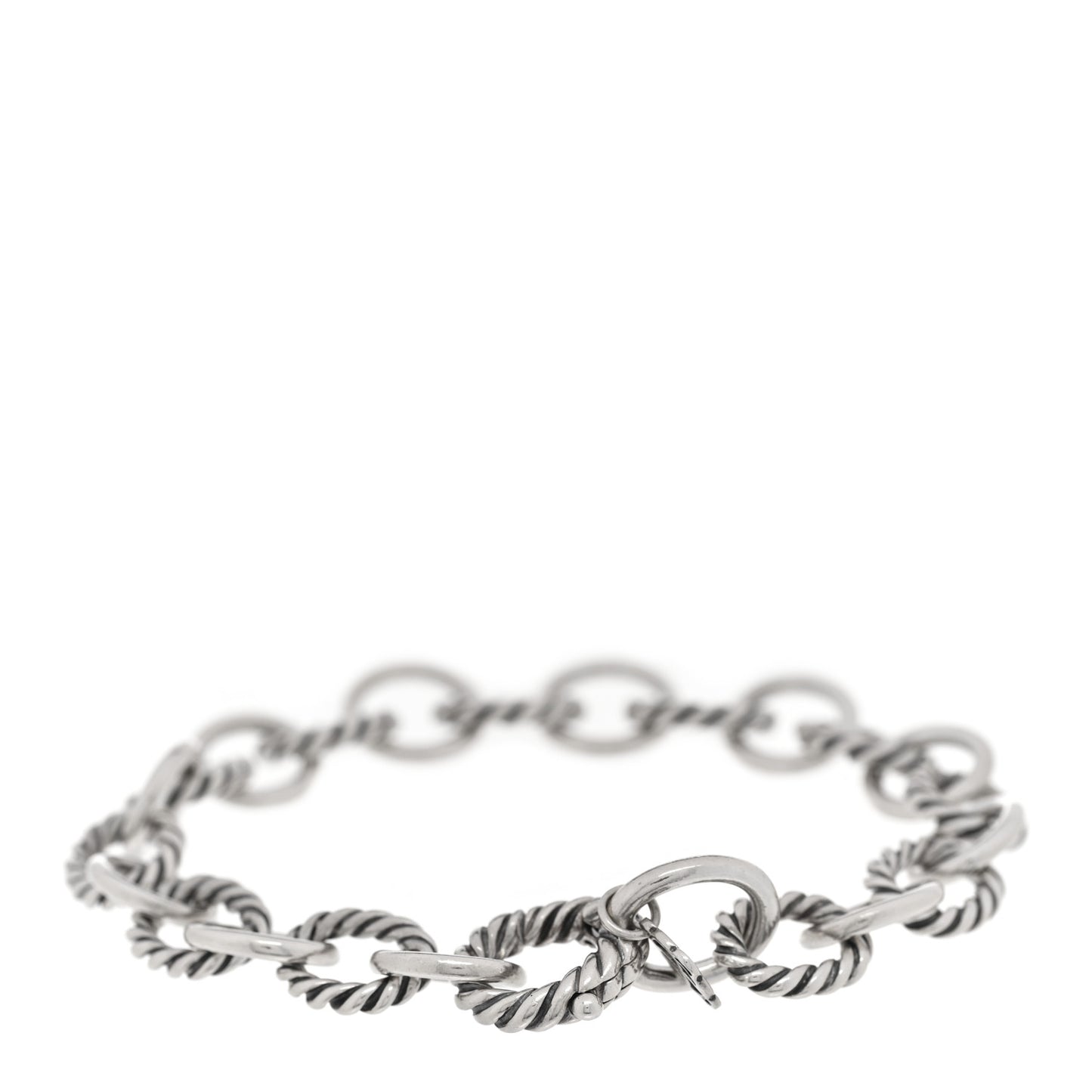 Sterling Silver 10mm Medium Oval Link Bracelet