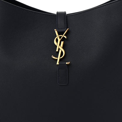 Saint Laurent Supple Calfskin Large Le 5 A 7 Soft Hobo Dark Notte 8 of 11
