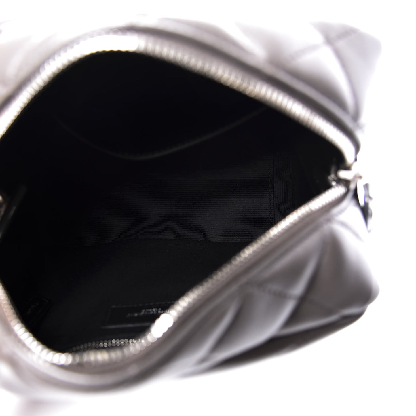 Calfskin Y Quilted Monogram Small Loulou Bowling Bag Earth