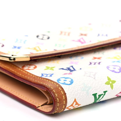 Louis Vuitton Monogram Multicolor Porte Tresor International Wallet White 8 of 12