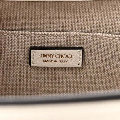 Jimmy Choo Raffia Avenue London Clutch Natural Latte 6 of 10