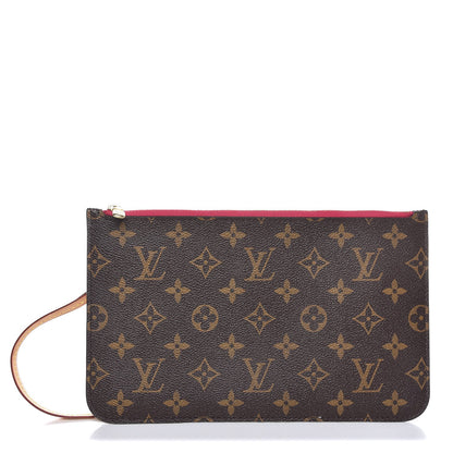 Louis Vuitton Monogram Neverfull MM GM Pochette Pivoine 1 of 7