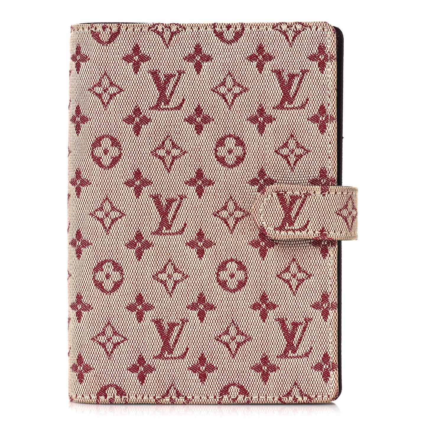 Mini Monogram Small Ring Agenda Cover Cherry