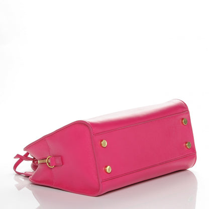 Saint Laurent Calfskin Monogram Baby Cabas Bubblegum 4 of 6