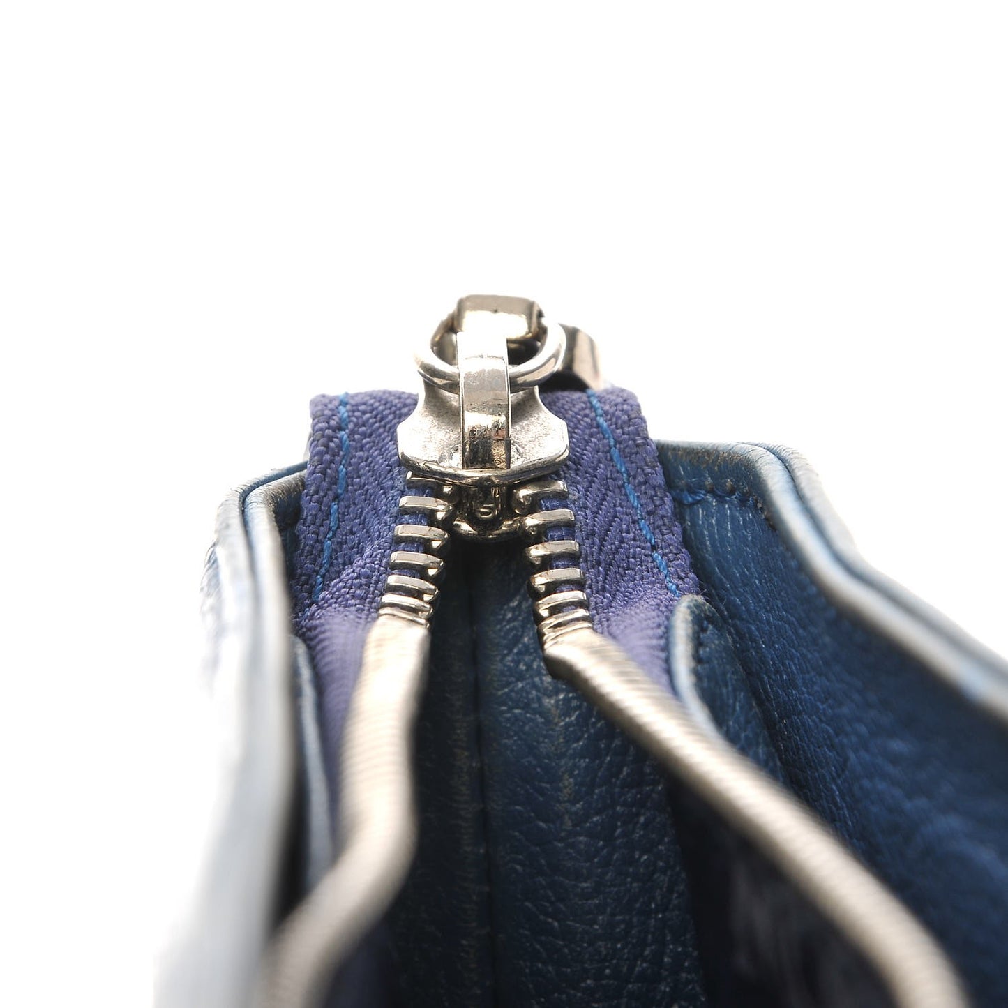 Calfskin Studded Tote Bag Blue