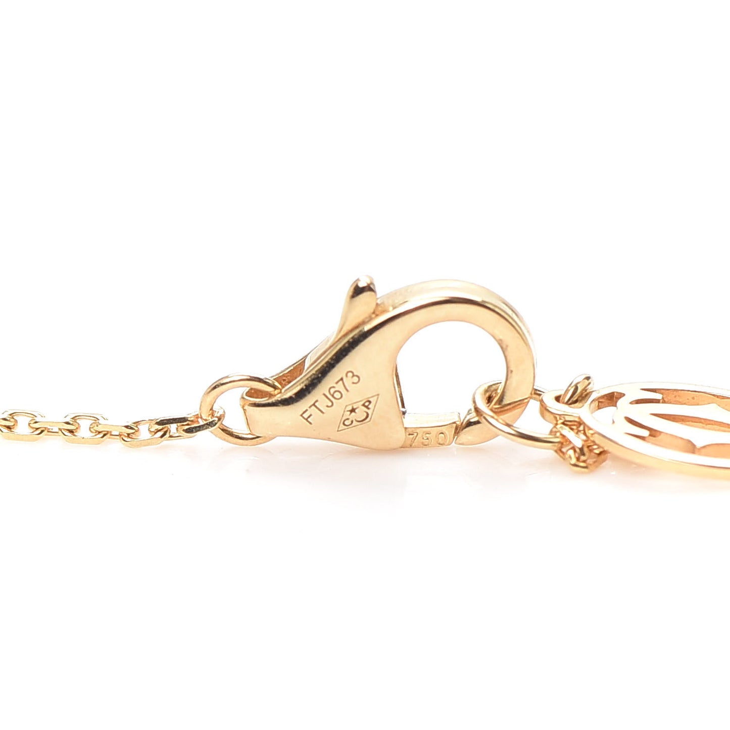 18K Yellow Gold Diamond XS D'Amour Pendant Necklace