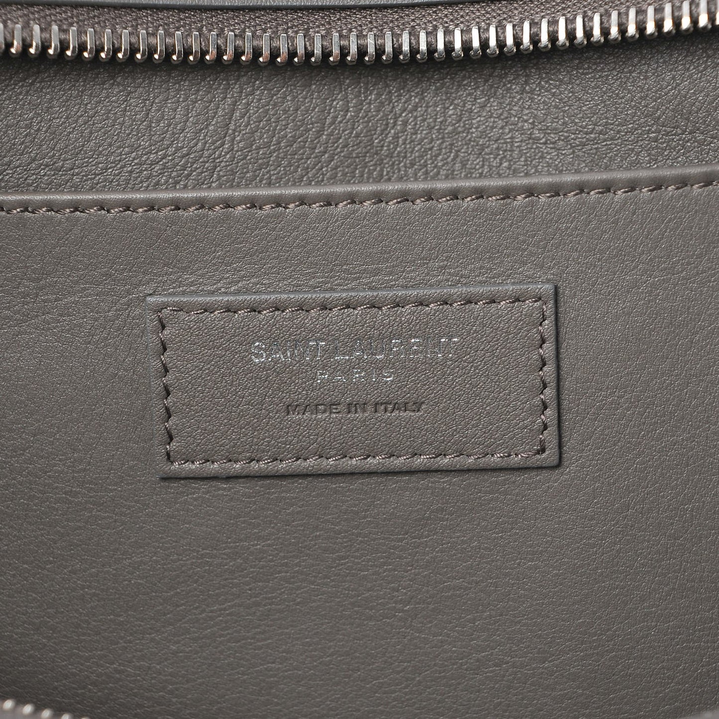 Calfskin Crocodile Embossed Baby Monogram Downtown Cabas Earth