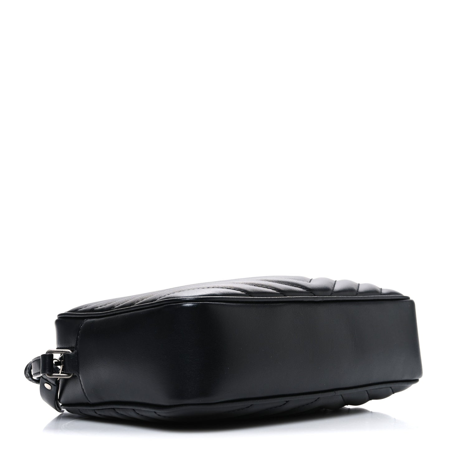 Calfskin Matelasse Monogram Lou Camera Bag Black