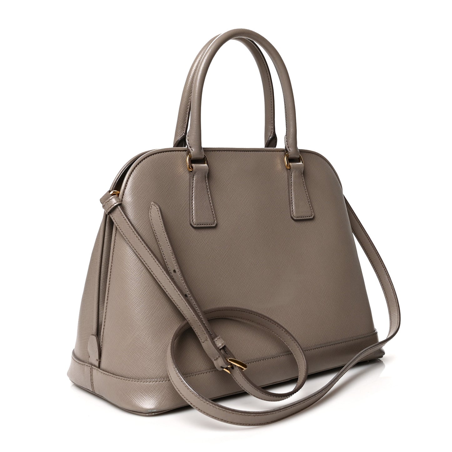 Saffiano Lux Open Promenade Tote Argilla