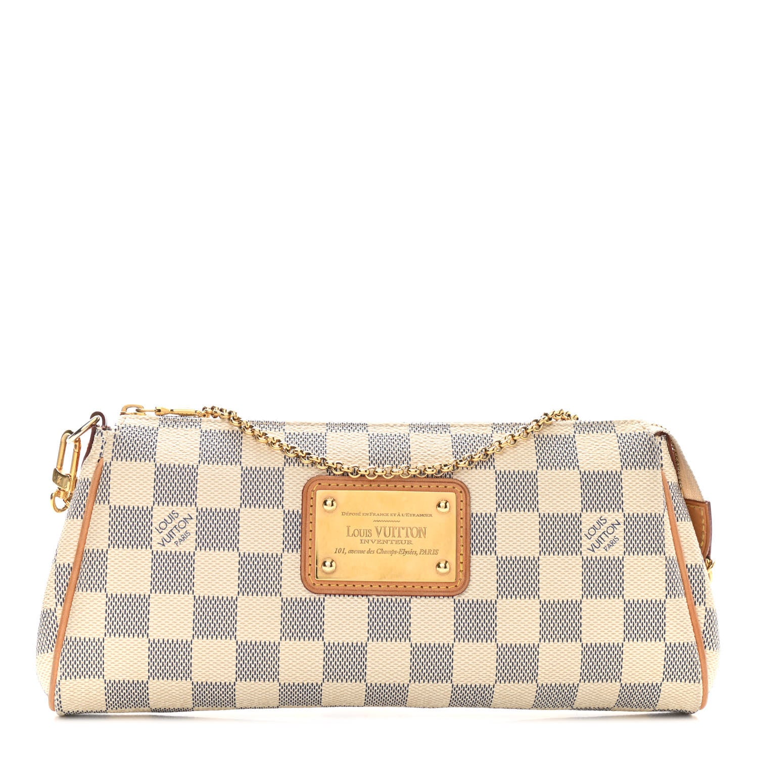 Louis Vuitton Damier Azur Eva Clutch 1 of 13