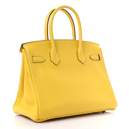 Hermes Taurillon Novillo Birkin 30 Jaune De Naples 4 of 13