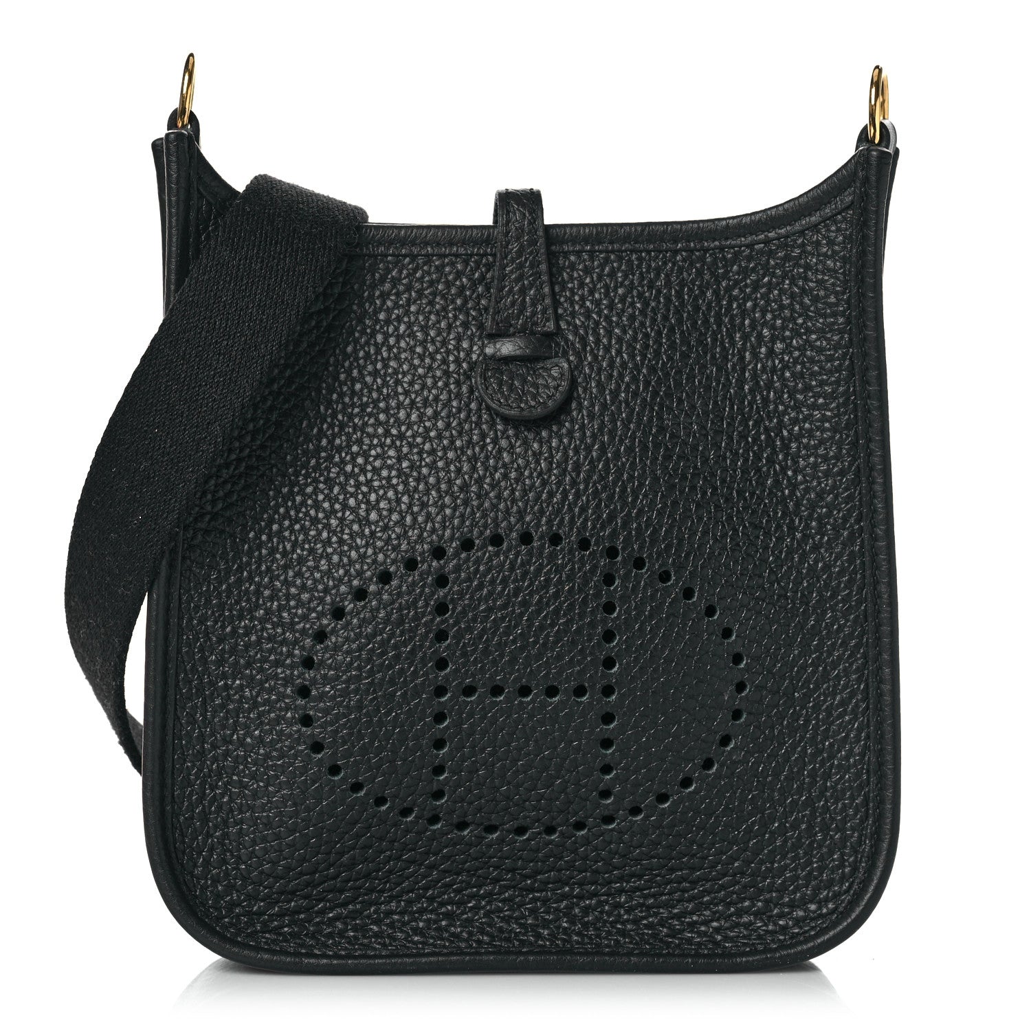 Hermes Taurillon Clemence Evelyne TPM Black 1 of 10