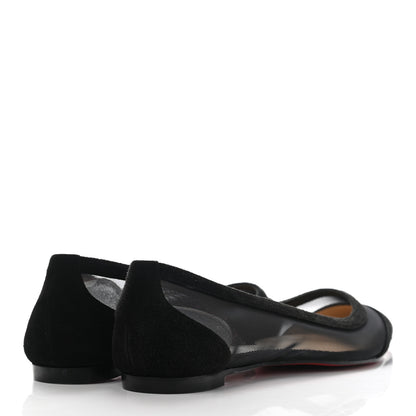 Christian Louboutin Veau Velours Rete Galativi Flats 35.5 Black 4 of 9