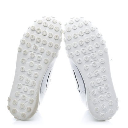 Chanel Lycra Womens CC Sneakers 37 White Black 7 of 9