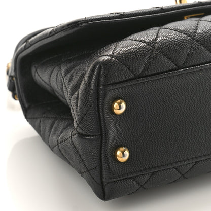 Chanel Caviar Quilted Mini Coco Handle Flap Black 8 of 9