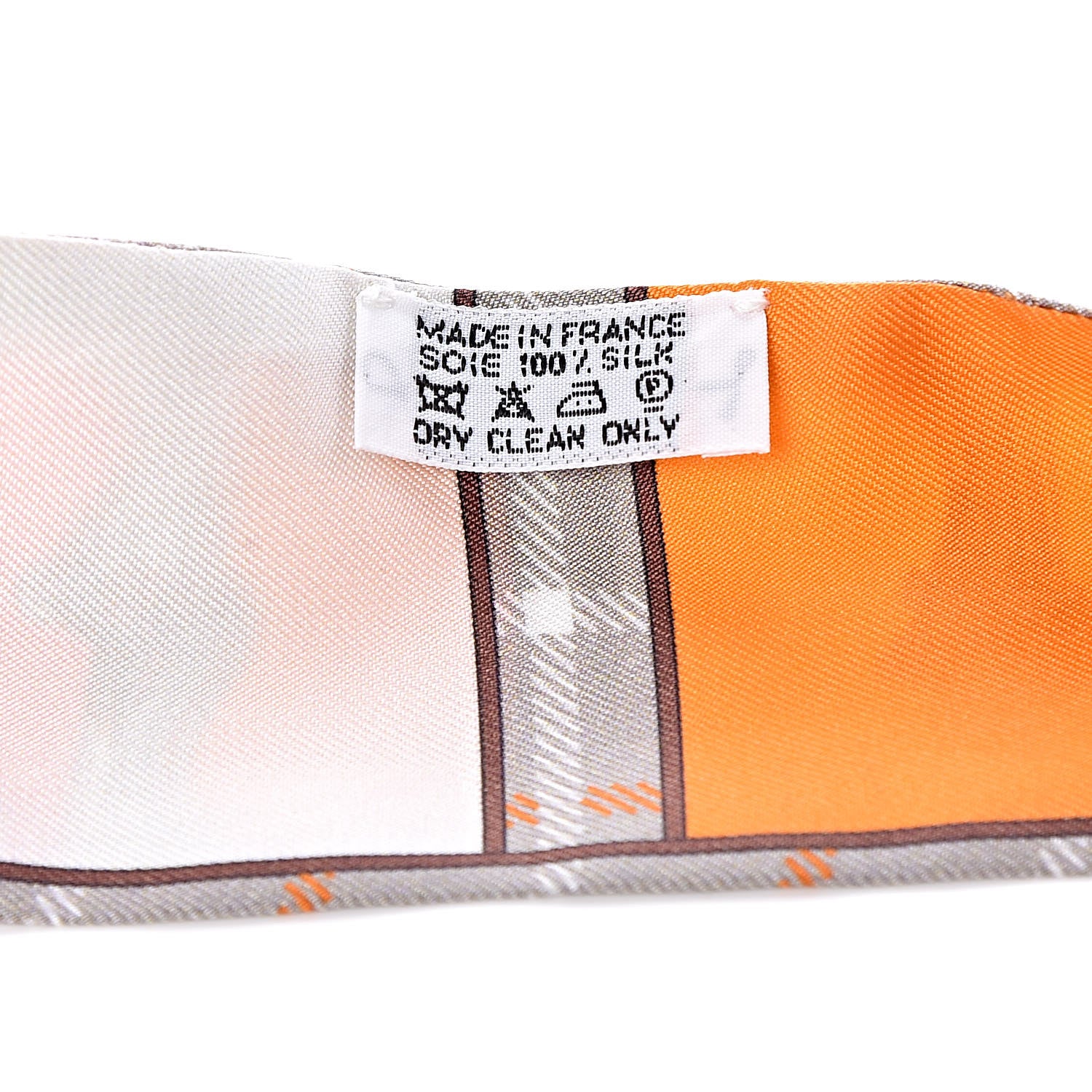 Hermes Silk Camails Twilly Acajou Mauve Bouton D'Or 4 of 5