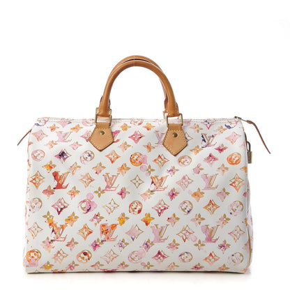 Louis Vuitton Watercolor Aquarelle Speedy 35 White 1 of 11