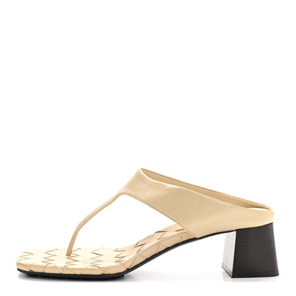 Bottega Veneta Cushion Lux Marella Thong Sandals 37 Light Butterscotch 1 of 18