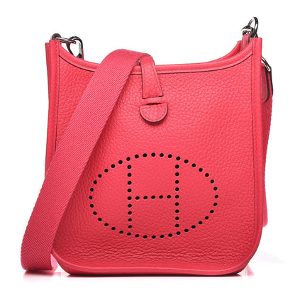 Hermes Taurillon Clemence Evelyne TPM Rose Extreme 1 of 10