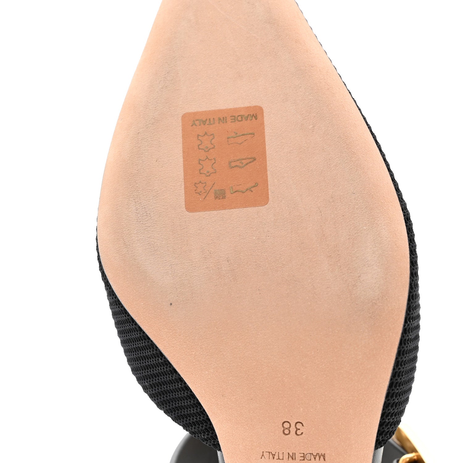 Christian Dior Technical Fabric Calfskin D-Dior 65mm Mules 38 Black 13 of 15