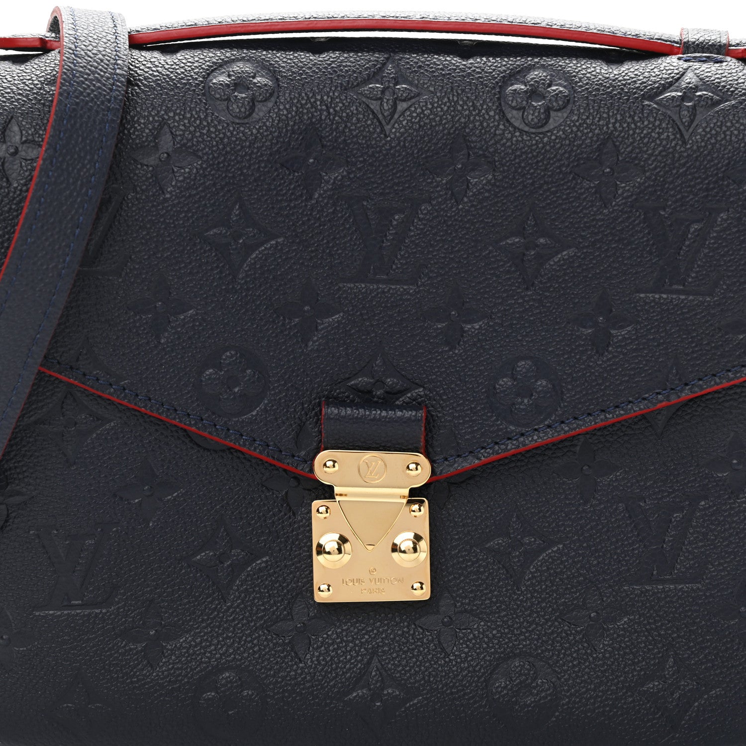 Louis Vuitton Empreinte Pochette Metis Marine Rouge 8 of 12