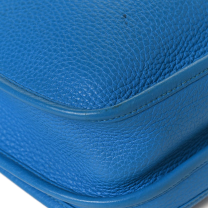 Hermes Taurillon Clemence Evelyne III PM Bleu Hydra 12 of 13