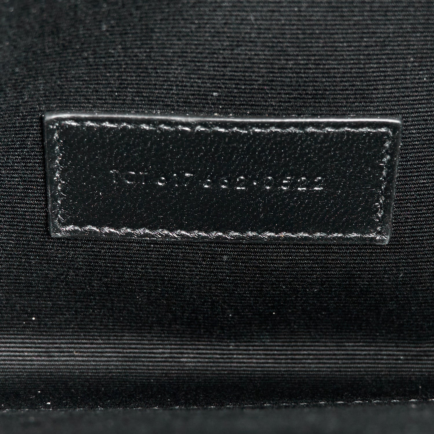 Saint Laurent Grain De Poudre Matelasse Chevron Monogram Envelope Clutch Black 7 of 11