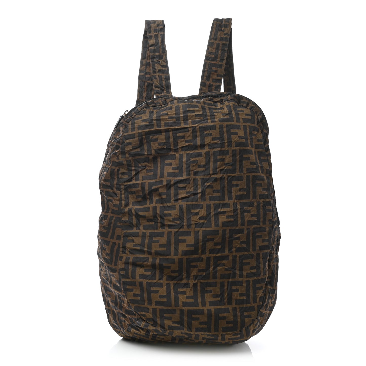 Calfskin FF 1974 Embossed Help Bag Maya Black
