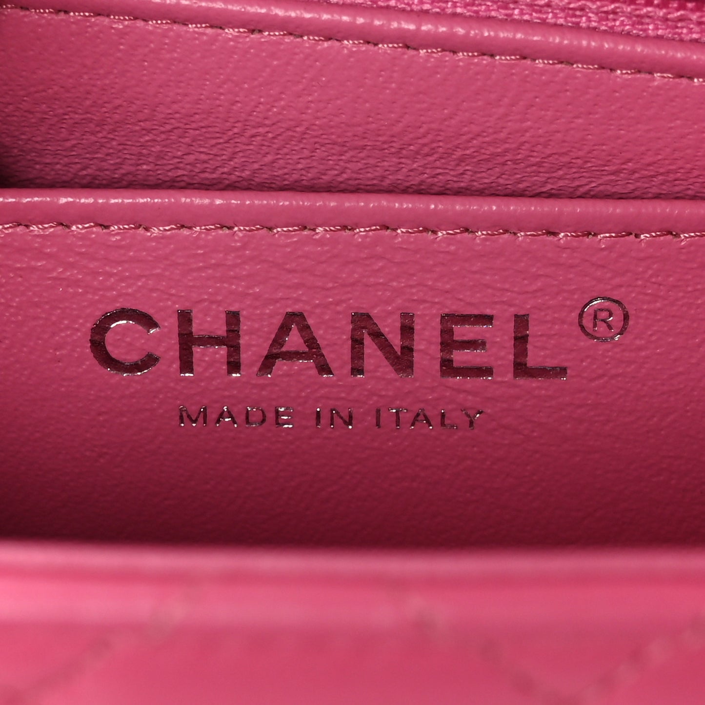 Lambskin Quilted Mini Square Flap Pink