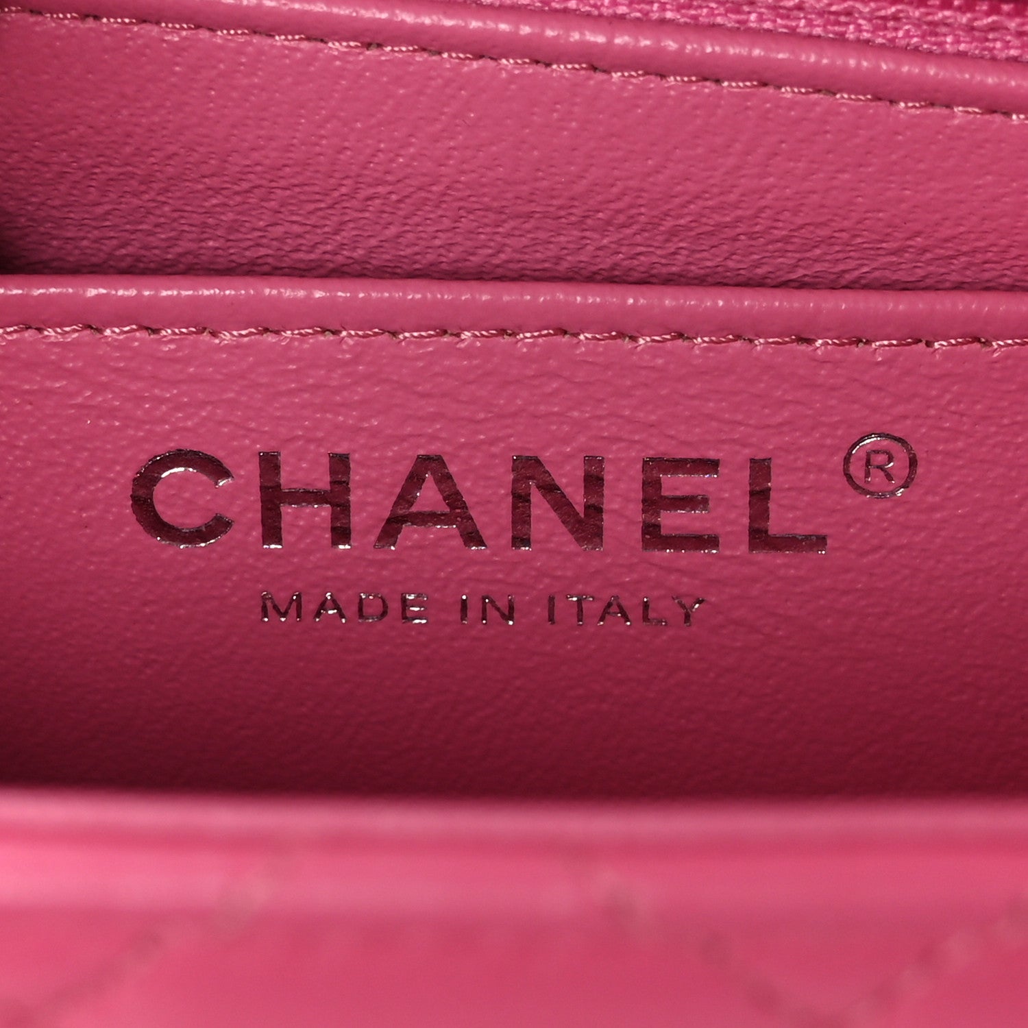 Chanel Lambskin Quilted Mini Square Flap Pink 6 of 9