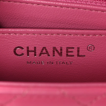 Chanel Lambskin Quilted Mini Square Flap Pink 6 of 9