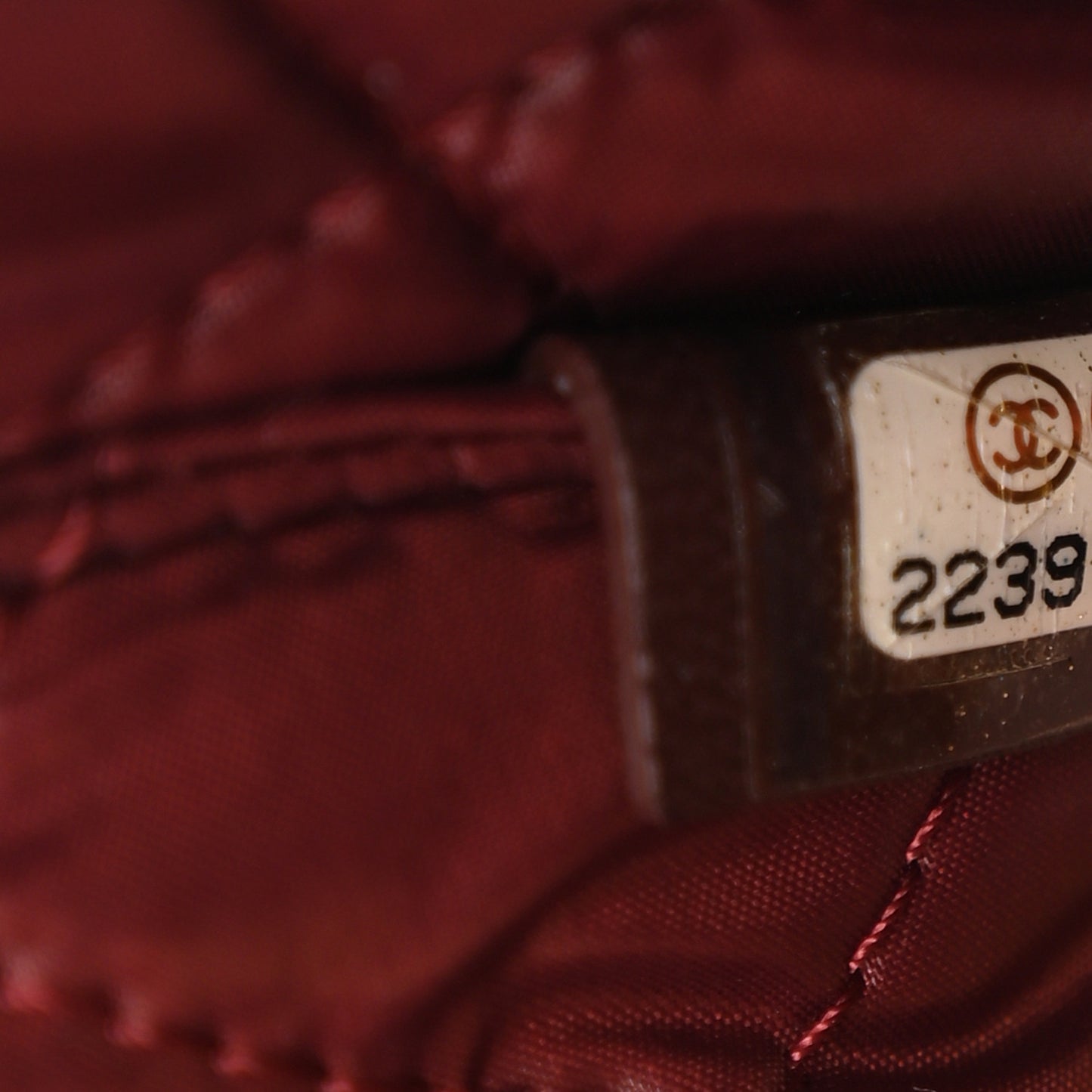 Lambskin Quilted Large Vanity Pouch Black