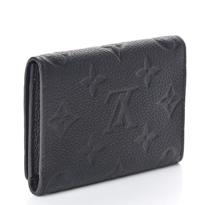 Louis Vuitton Empreinte Business Card Holder Black 3 of 7