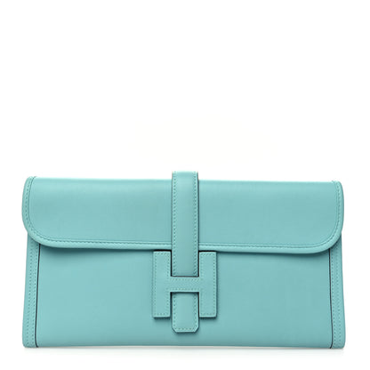 Hermes Swift Jige Elan 29 Clutch Bleu Atoll 1 of 10